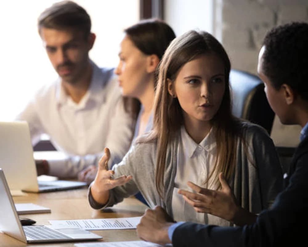 Editorial photograph representing Conflict Management